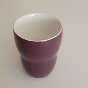 Starbucks By Aida Coffee Mug Cup Ceramic Double Wall Thermal Tumbler Purple
